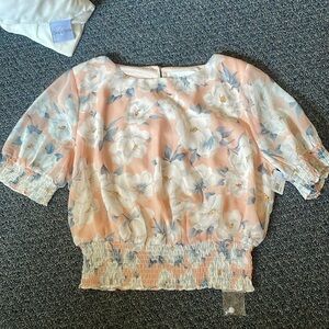 Apricot Lane Floral Shirt